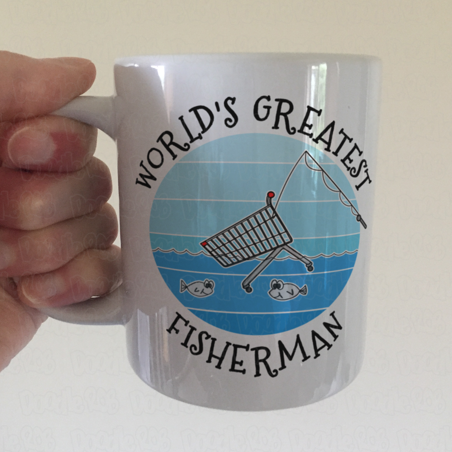 Funny Fishing Mug - World's Greatest Fisherman - Retirement Gift For Him