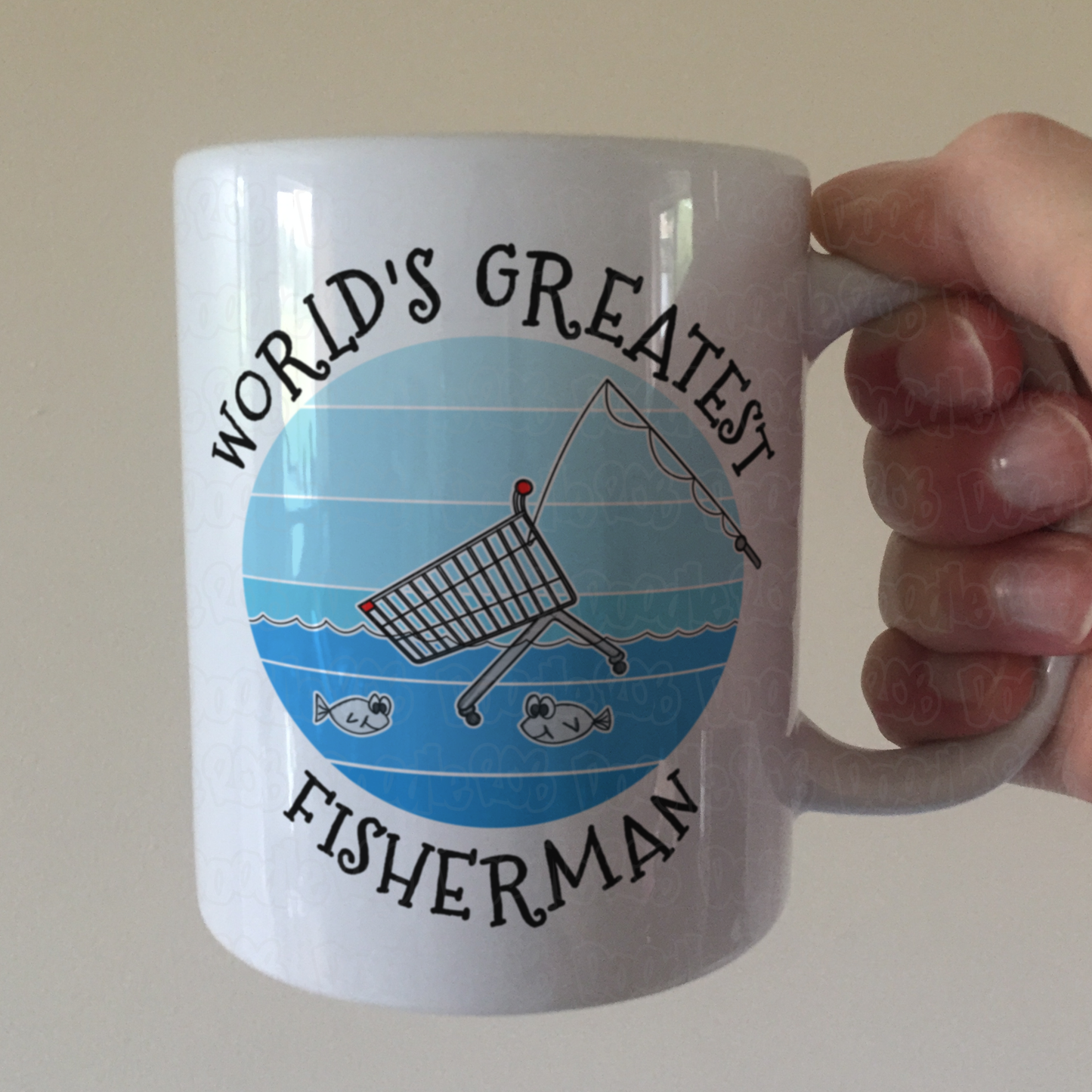 Funny Fishing Mug - World's Greatest Fisherman - Retirement Gift For Him