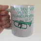 Dentist Flugelhorn Mug - This Dentist Plays Flugelhorn - Brass Musician Gift For Dentist