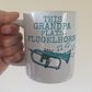 Flugelhorn Father's Day Mug - This Grandpa Plays Flugelhorn - Brass Musician Gift