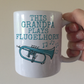 Flugelhorn Father's Day Mug - This Grandpa Plays Flugelhorn - Brass Musician Gift