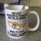 Funny Flugelhorn Mug - Never Underestimate An Old Man Who Plays Flugelhorn - Brass Musician Gift For Him