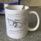 Flugelhorn Music Notation Mug - Gift For Horn Player - Brass Musician Gift