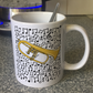 Flugelhorn Musical Notes Mug - Gift For Horn Player - Brass Musician Gift