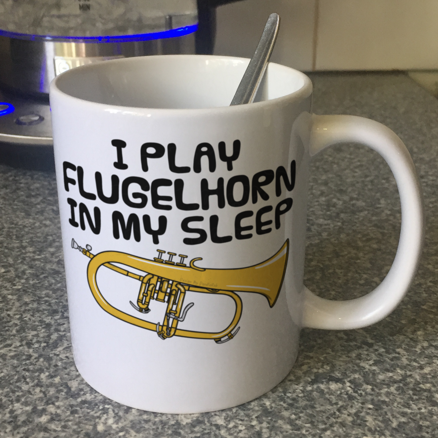 Funny Flugelhorn Mug - I Play Flugelhorn In My Sleep - Brass Musician Gift