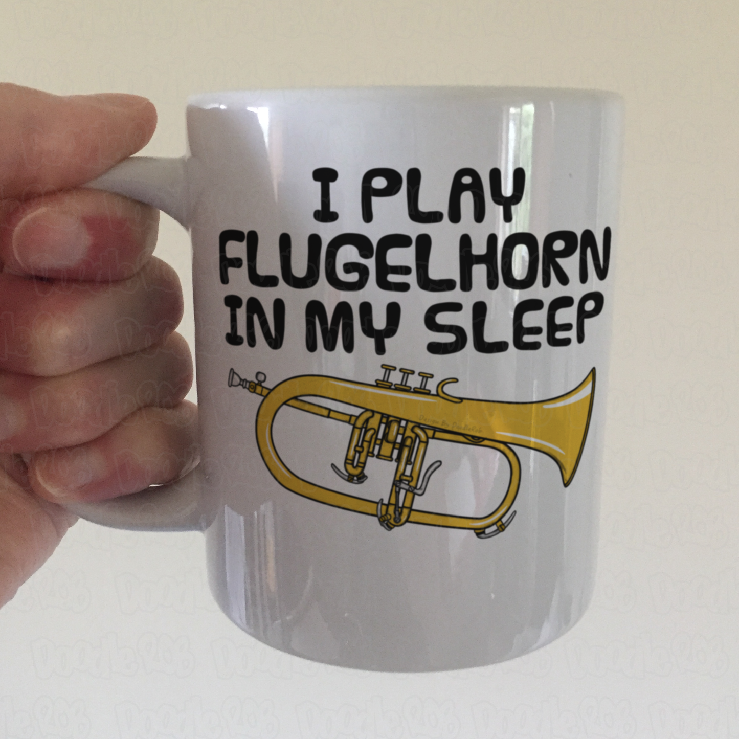 Funny Flugelhorn Mug - I Play Flugelhorn In My Sleep - Brass Musician Gift