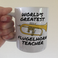 Flugelhorn Teacher Mug - World's Greatest Flugelhorn Teacher - Brass Musician Gift