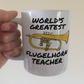 Flugelhorn Teacher Mug - World's Greatest Flugelhorn Teacher - Brass Musician Gift
