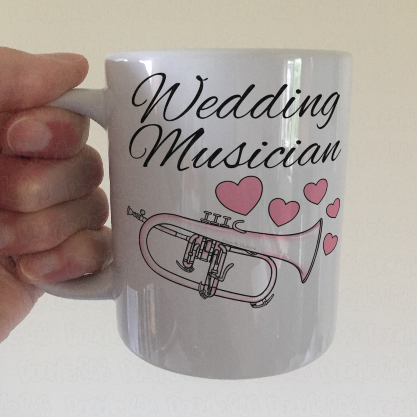 Flugelhorn Wedding Mug - Brass Musician Gift