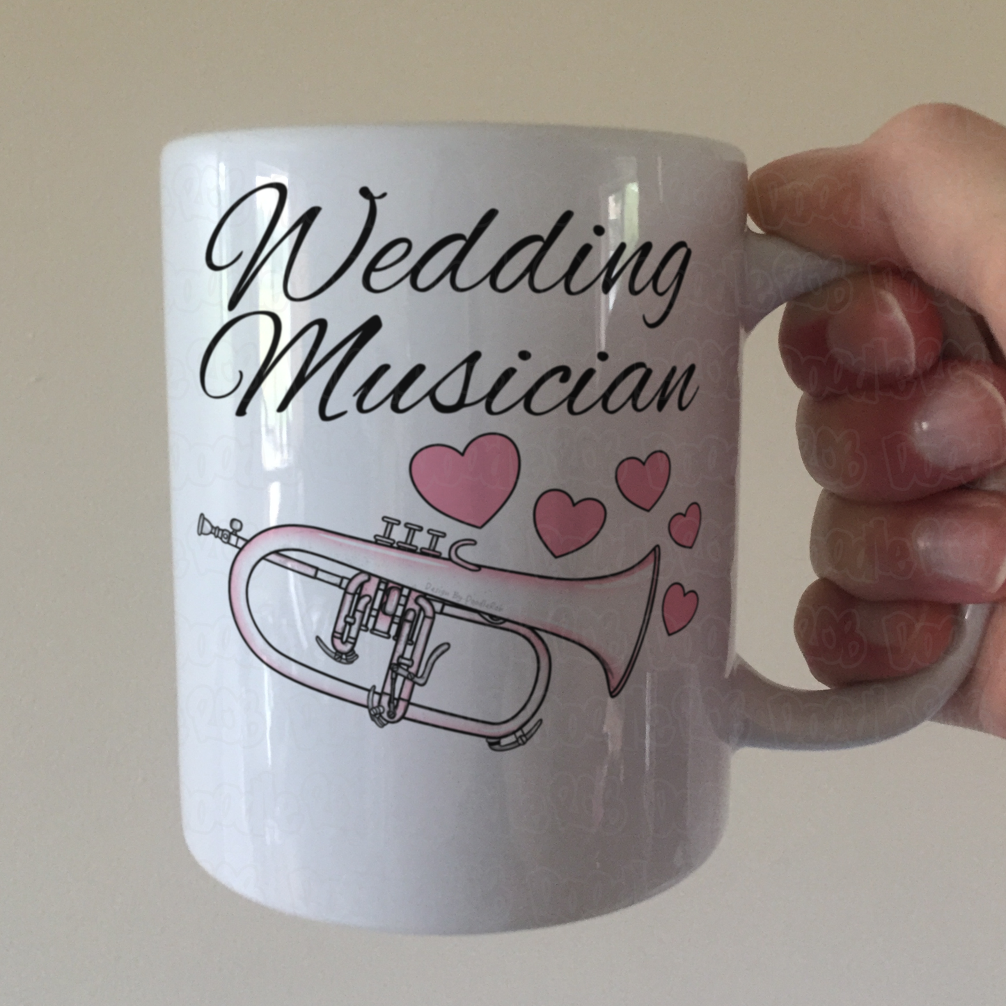 Flugelhorn Wedding Mug - Brass Musician Gift