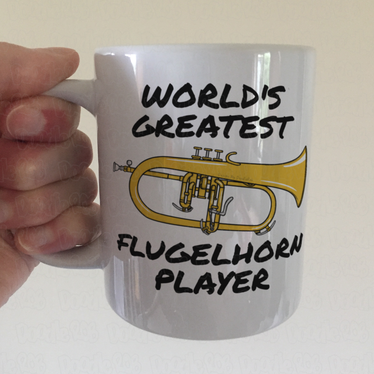 Flugelhorn Mug - World's Greatest Flugelhorn Player - Brass Musician Gift