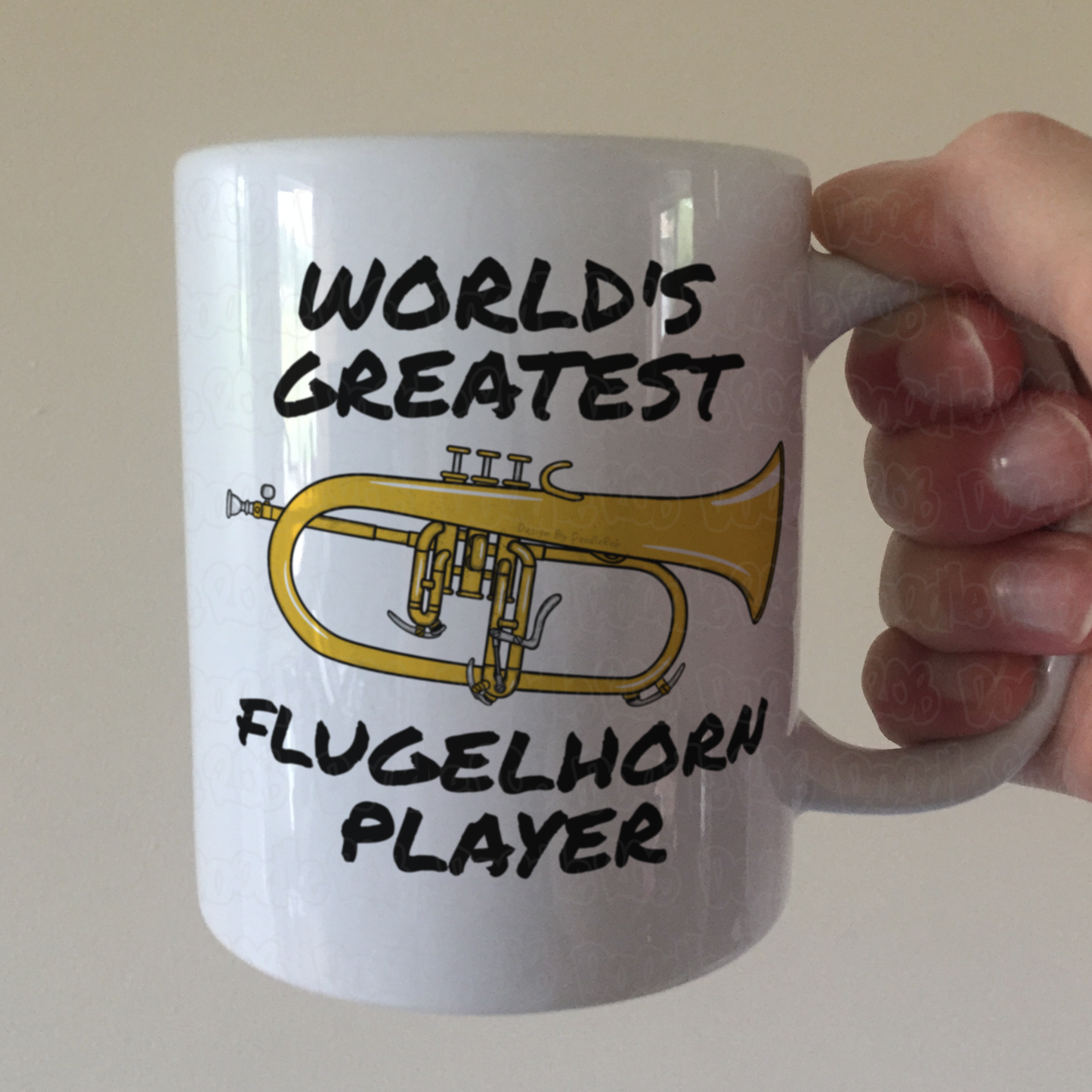 Flugelhorn Mug - World's Greatest Flugelhorn Player - Brass Musician Gift