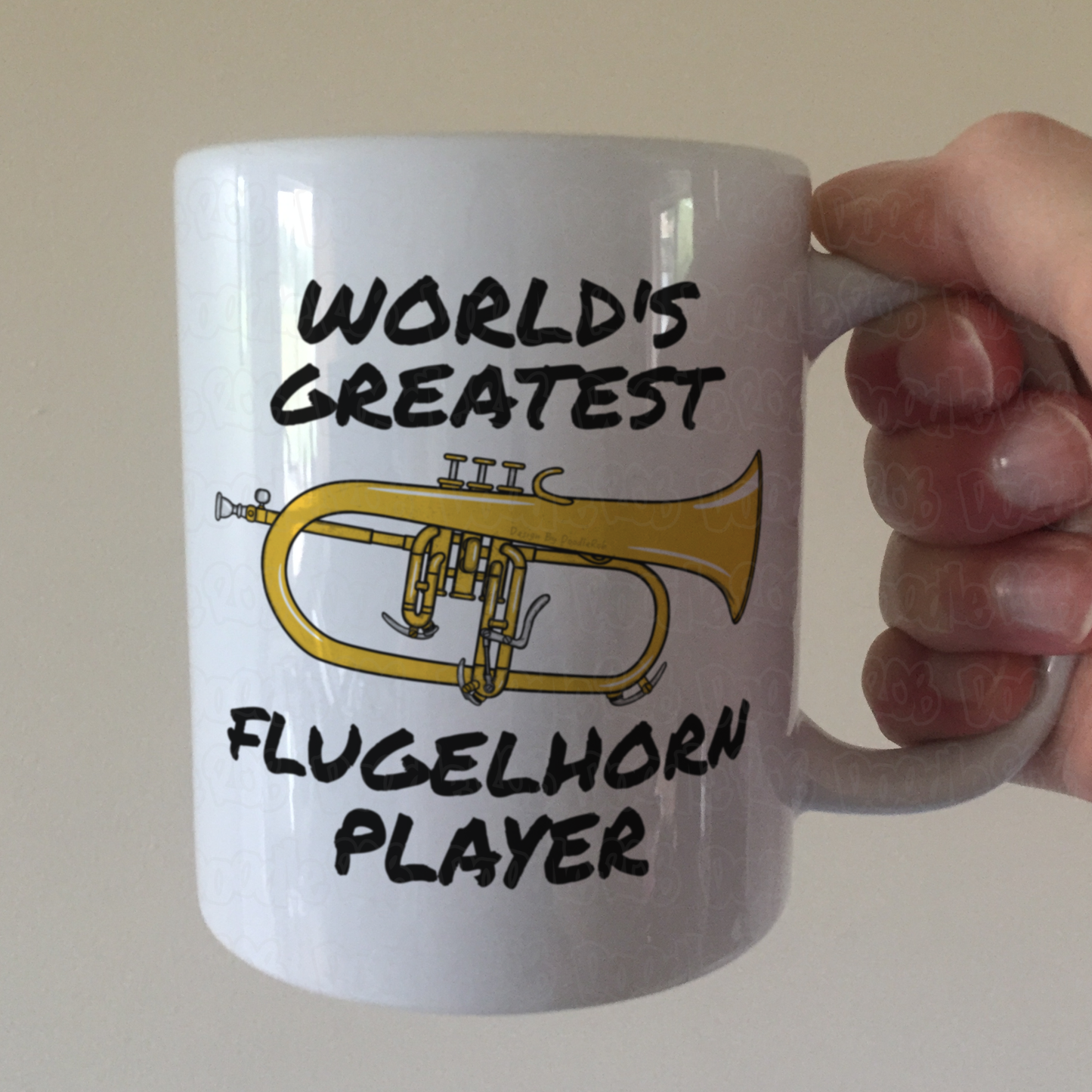 Flugelhorn Mug - World's Greatest Flugelhorn Player - Brass Musician Gift