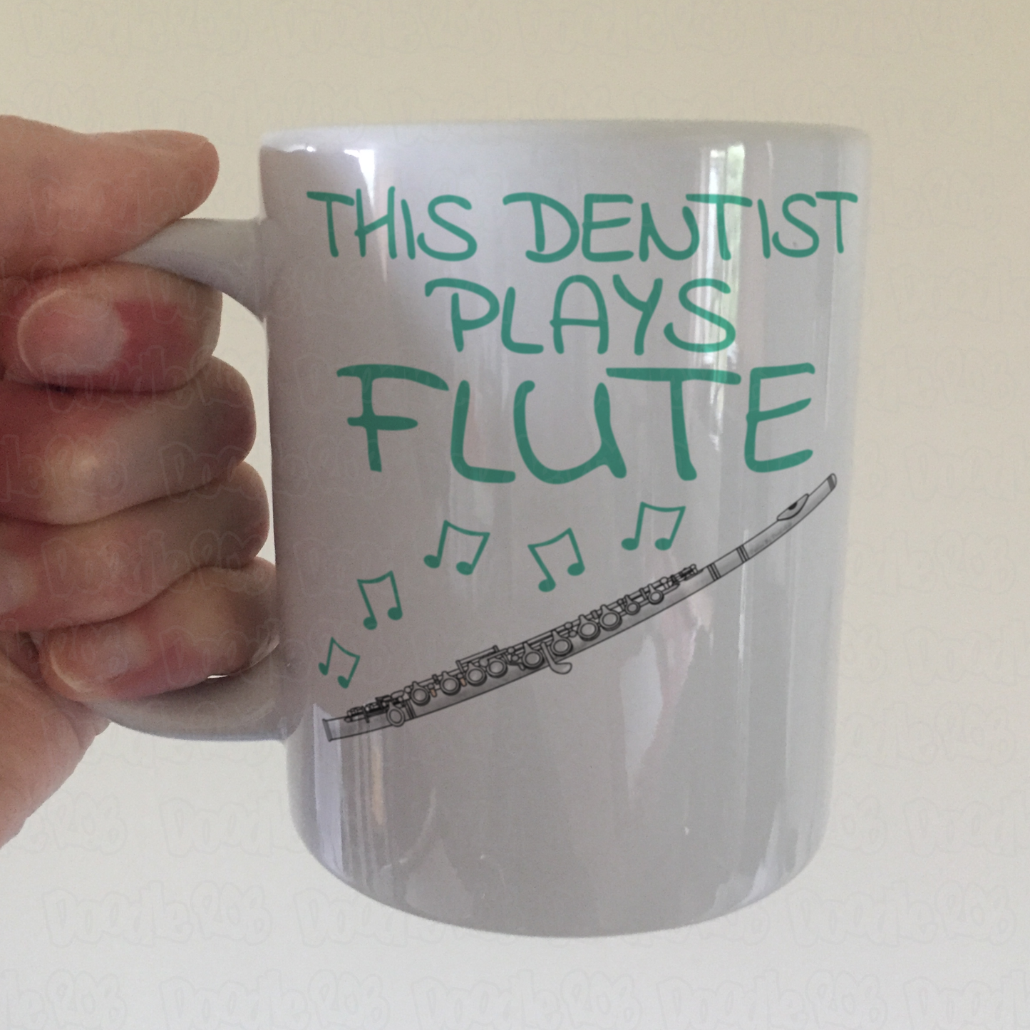 Dentist Flute Mug - This Dentist Plays Flute - Flautist Gift For Dentist