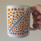 Autumn Flute Mug (Leaves) - Gift For Flautist - Woodwind Musician Gift For Fall or Thanksgiving