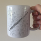 Flute Paint Splatter Mug - Gift For Flautist - Flute Teacher Gift - Woodwind Player Mug