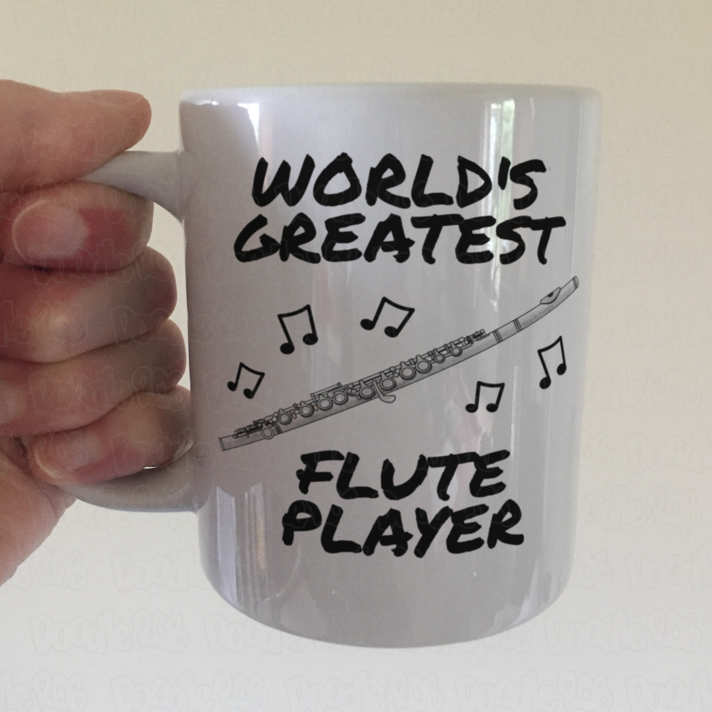 Flautist Mug - World's Greatest Flute Player - Woodwind Teacher Gift