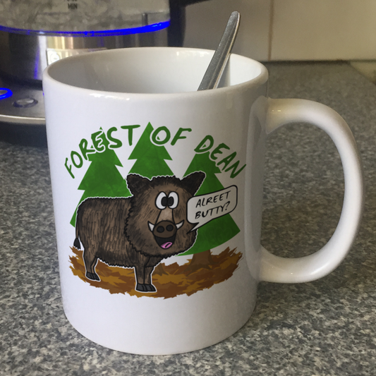 Forest Of Dean Mug - Wild Boar Mug - Gloucestershire Gift