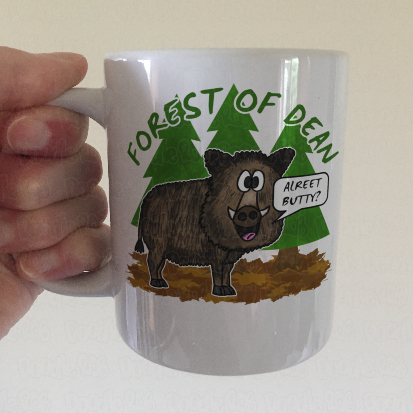 Forest Of Dean Mug - Wild Boar Mug - Gloucestershire Gift