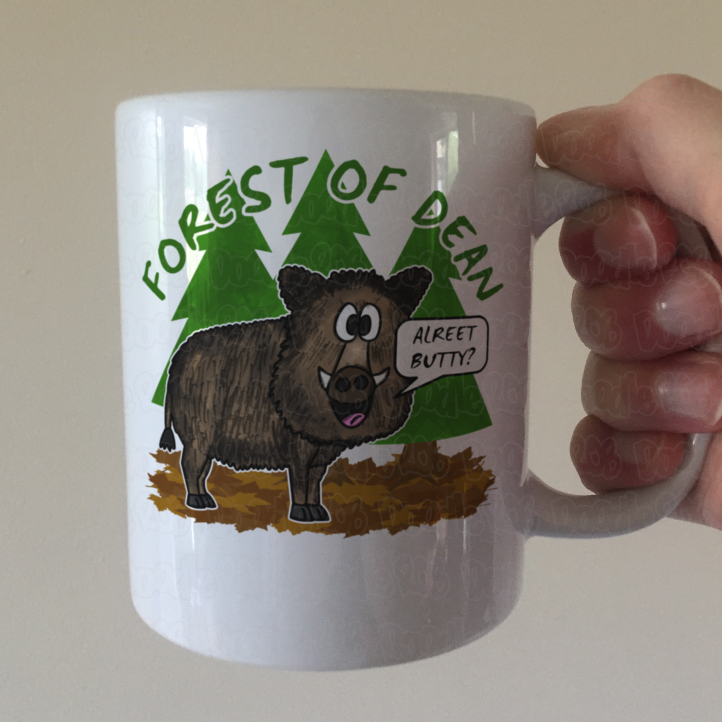 Forest Of Dean Mug - Wild Boar Mug - Gloucestershire Gift