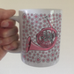 French Horn Floral Mug (Pink Flowers) - Female Horn Player - Brass Musician Gift For Girl
