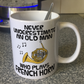 Funny French Horn Mug - Never Underestimate An Old Man Who Plays French Horn - Brass Musician Gift For Him