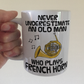 Funny French Horn Mug - Never Underestimate An Old Man Who Plays French Horn - Brass Musician Gift For Him