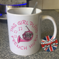 Pink French Horn Mug - This Girl Plays French Horn - Female Brass Musician - Brass Band Gift For Her