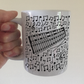 Glockenspiel Musical Notes Mug - Gift For Percussionist - Percussion Teacher Mug - School Music Teacher Gift
