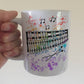 Glockenspiel Rainbow Mug - Gift For Glockenspielist - School Music Teacher Mug - Percussionist Gift