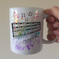 Glockenspiel Rainbow Mug - Gift For Glockenspielist - School Music Teacher Mug - Percussionist Gift