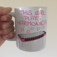 Harmonica Player Mug - This Girl Plays Harmonica - Gift For Female Blues Musician