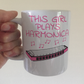 Harmonica Player Mug - This Girl Plays Harmonica - Gift For Female Blues Musician