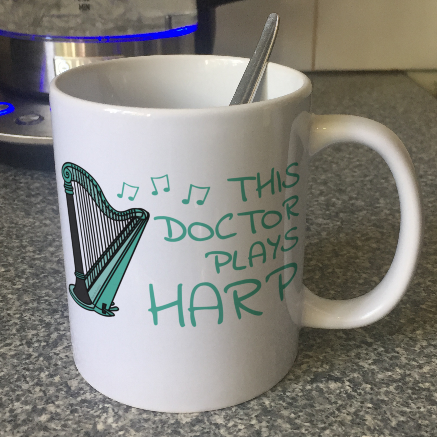 Doctor Harp Mug - This Doctor Plays Harp - Harpist Gift For Doctor