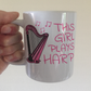 Girl's Harp Mug - This Girl Plays Harp - Female Harpist Gift - Harp Student Gift