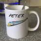 Train Driver Personalised Mug - High Speed Train Custom Mug - Rail Enthusiast Gift