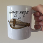 Hurdy Gurdy Personalised Mug - Gurdyist Custom Mug - Folk Musician Gift