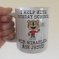 Church Sunday School Mug - For Miracles, Ask Jesus - Funny Christian Gift