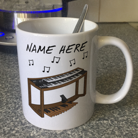 Jazz Organist Personalised Mug - Jazz Organ Custom Mug - Organ Teacher Gift - Gift For Rock Organist