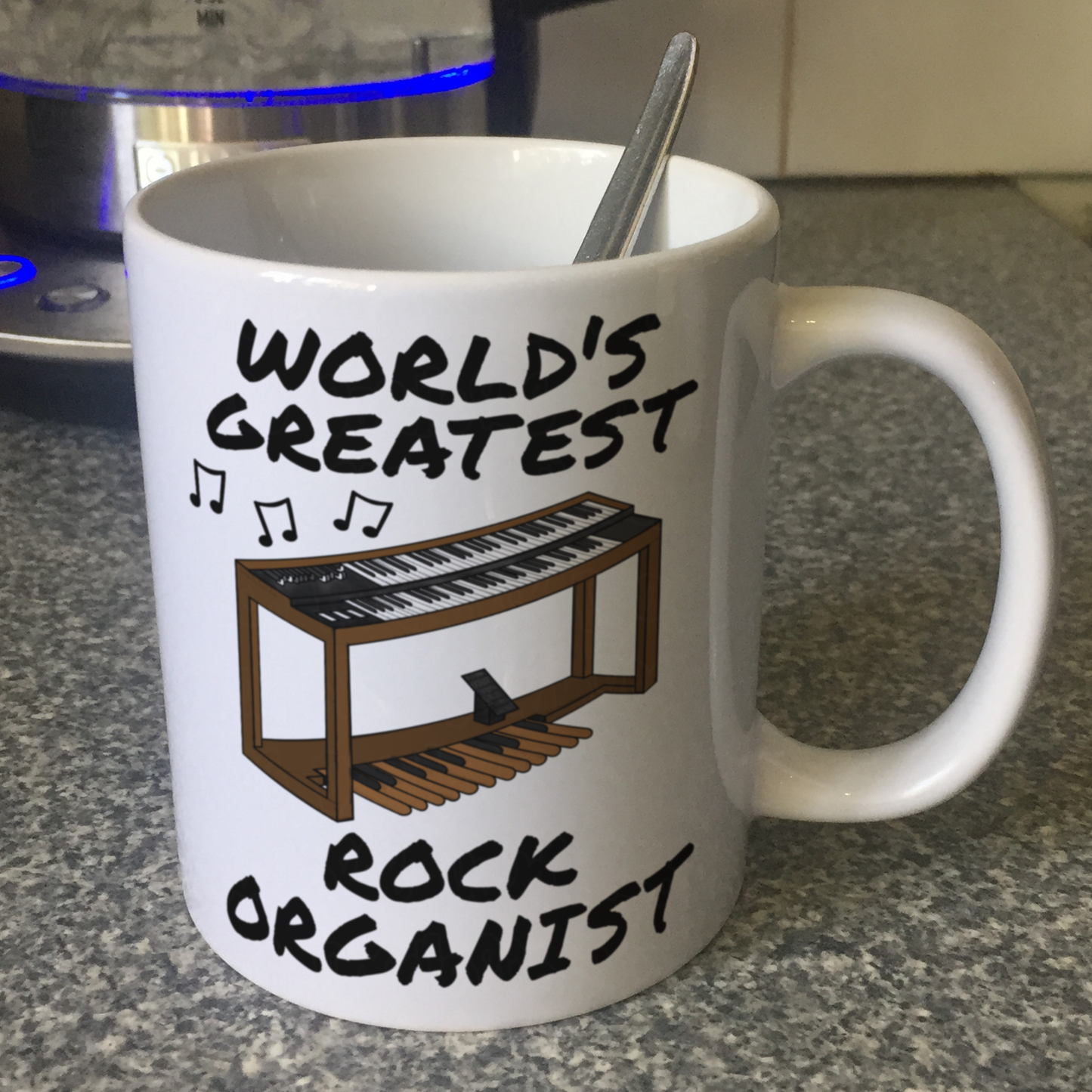 Rock Organ Mug - World's Greatest Rock Organist - Organ Teacher Gift