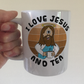 Funny Jesus Mug - I Love Jesus And Tea - Gift For Tea Drinker - Funny Church Mug
