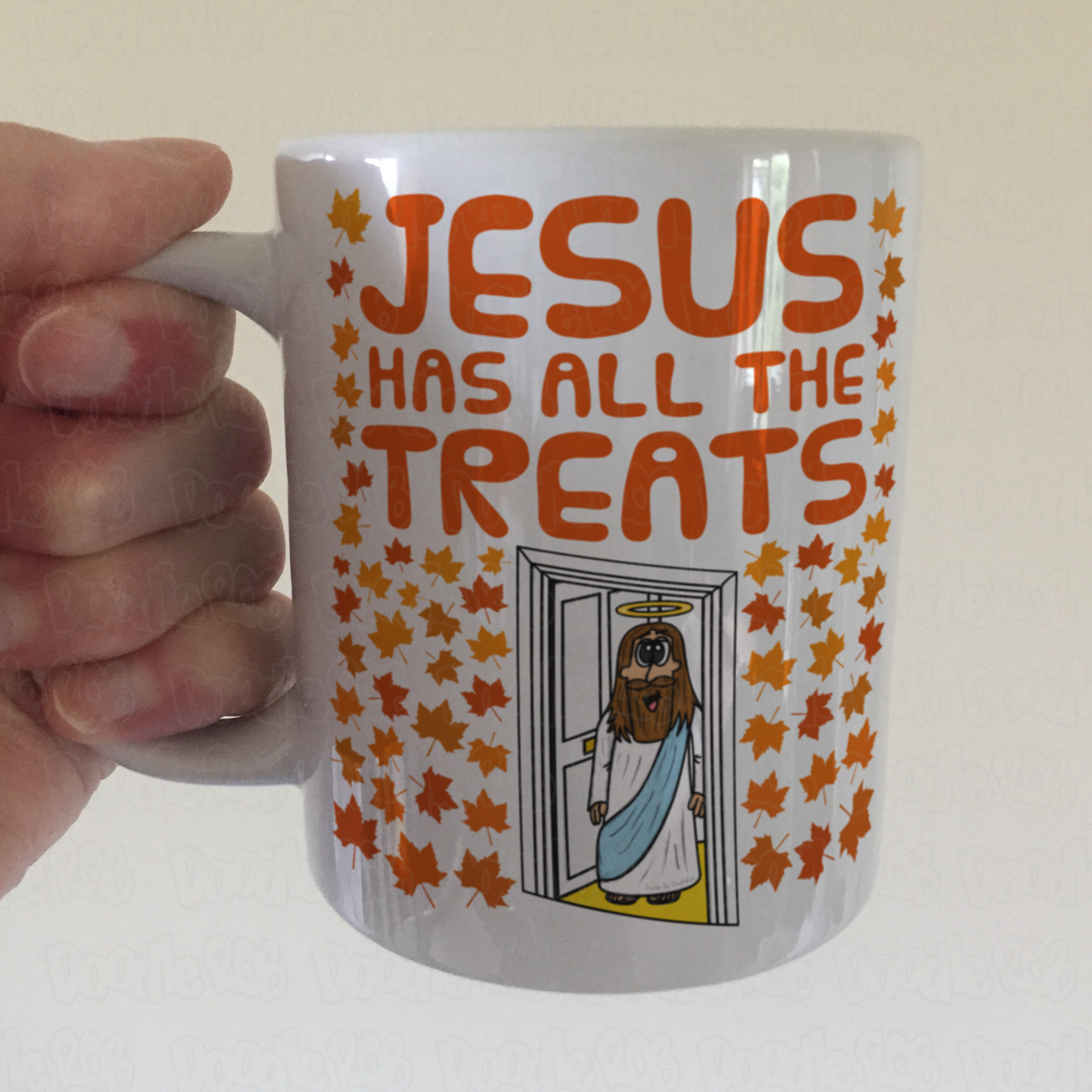 Christian Halloween Mug - Jesus Has All The Treats - Funny Autumn Church Gift