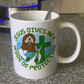 Christian Gardening Mug - Jesus Gives Me A Hedge Of Protection - Funny Church Mug