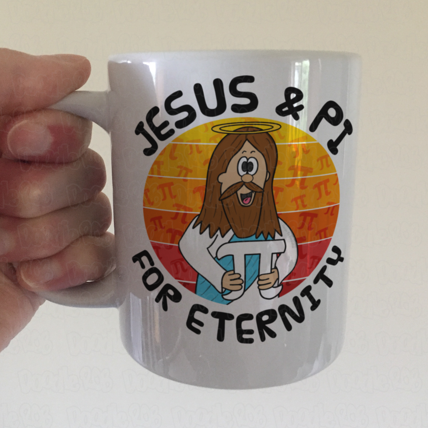 Christian Mathematician Mug - Jesus And Pi For Eternity - Pi Day Gift - Maths Teacher Mug