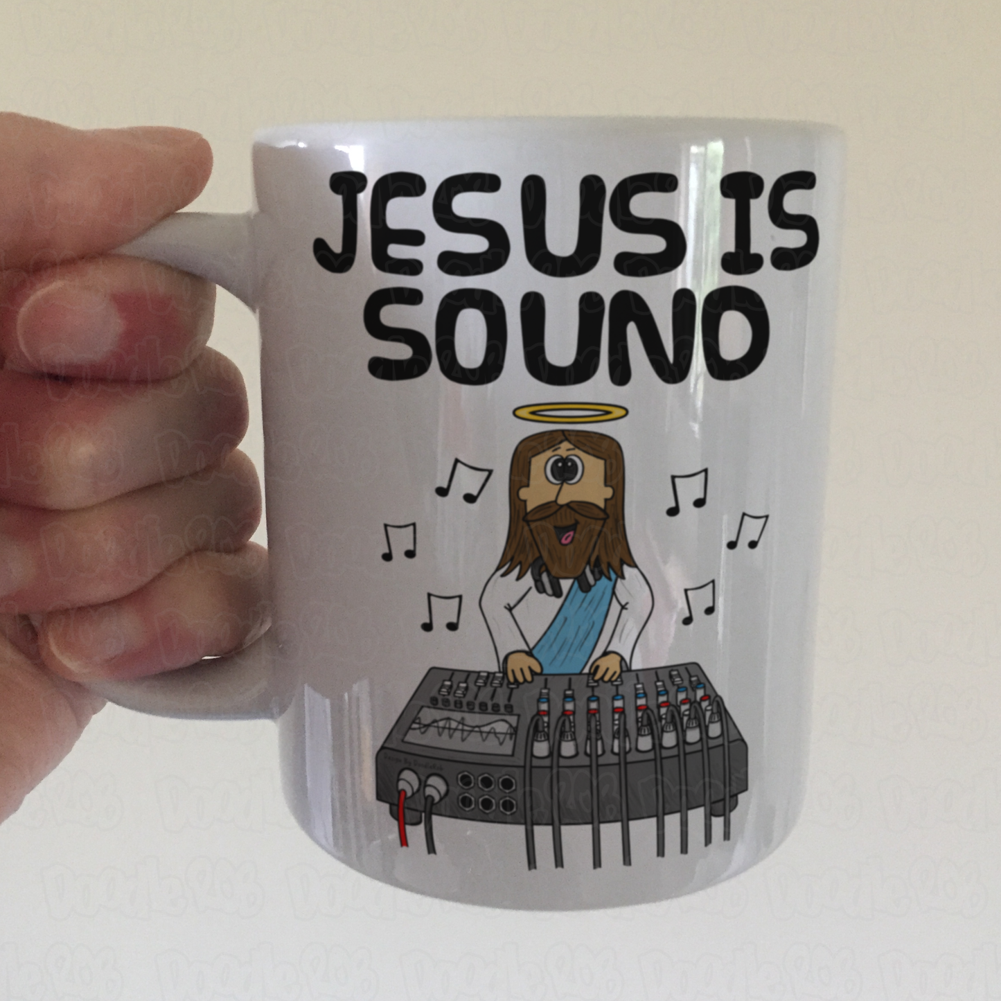 Christian Sound Engineer Mug - Jesus Is Sound - Funny Gift For Church Sound Guy