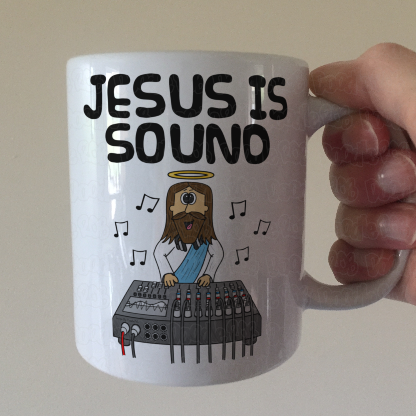 Christian Sound Engineer Mug - Jesus Is Sound - Funny Gift For Church Sound Guy
