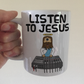 Christian Sound Engineer Mug - Listen To Jesus - Funny Church Gift
