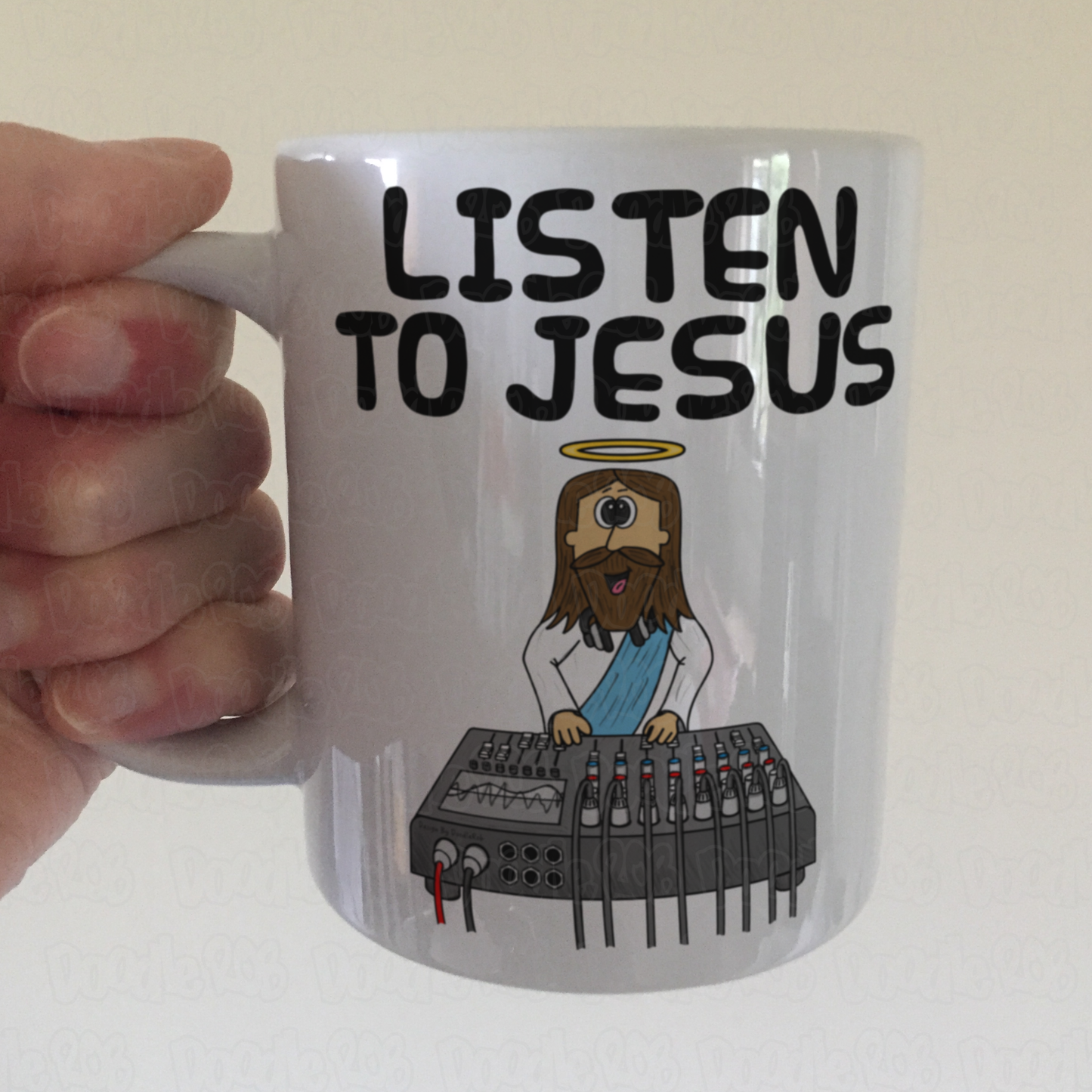 Christian Sound Engineer Mug - Listen To Jesus - Funny Church Gift