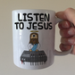 Christian Sound Engineer Mug - Listen To Jesus - Funny Church Gift