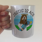 Christian Tennis Mug - Jesus Is Ace - Tennis Player Mug - Funny Church Gift